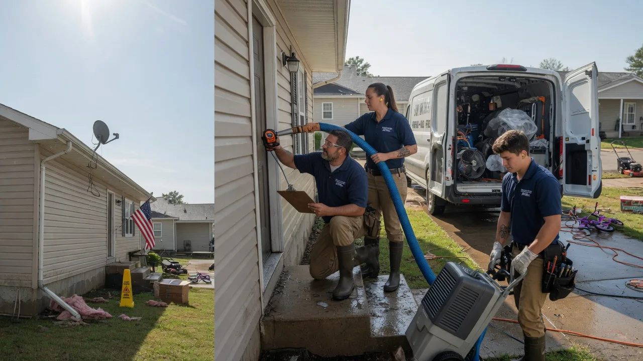 Ceiling Water Damage Restoration in Cartwright, ND near me